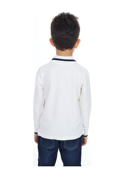 Toontoy Kids Toontoy Erkek Çocuk Nakışlı Tişört Ekru