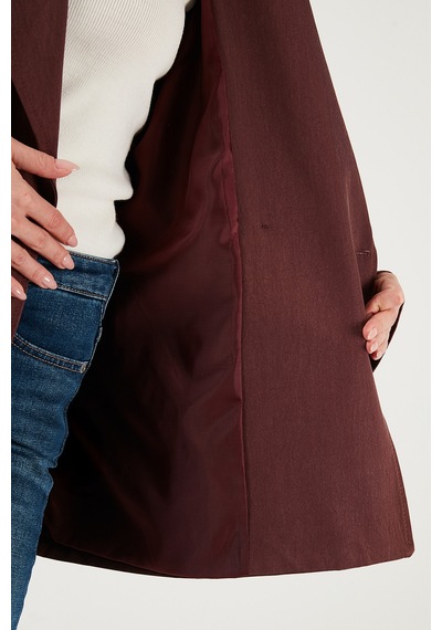 Lela Bayan Trençkot 6839609 Bordo Bordo