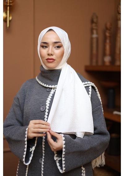 Silk Home Deluxe Şal 40003-01 Beyaz