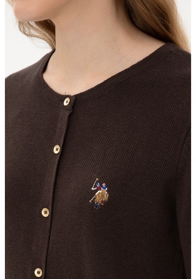 U.s. Polo Assn. Kadın Koyu Kahverengi Hırka Triko 50307737-vr084 Koyu Kahverengi U.s. Polo Assn. Kadın Koyu Kahverengi Hırka Triko 50307737-vr084 Koyu Kahverengi