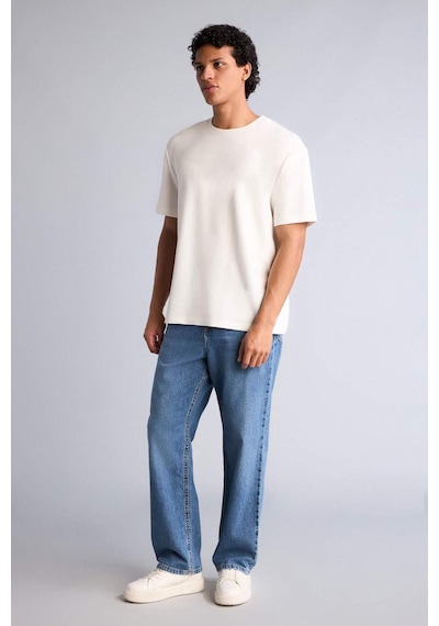 Defacto Baggy Fıt Jean Pantolon G8470ax26smnm28 Mavi-nm28