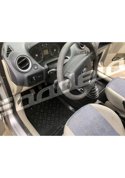 Ford Fıesta 2002-2008 Kasa Havuzlu Paspas 5D Kokusuz Kaucuk Siyah
