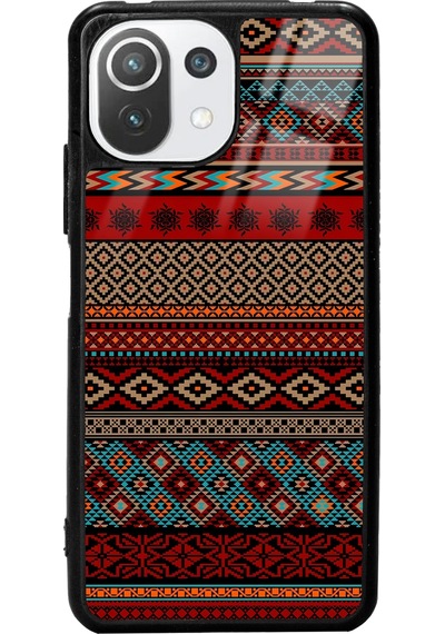 Xiaomi Mi 11 Lite Motif Tasarımlı Glossy Telefon Kılıfı Siyah