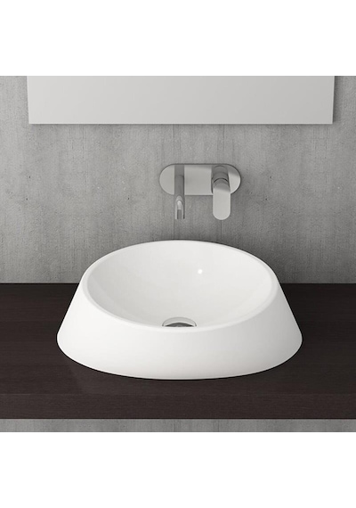 Bocchi Venezia Parlak Beyaz Çanak Lavabo 56 CM 1010-001-0125