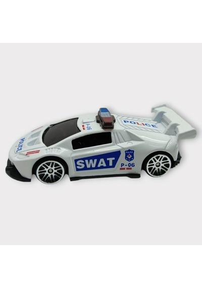 Metal Mini Polis Arabası 8 Cm - Polis - 3 Lisinya