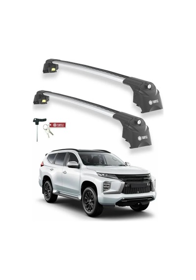 Turtle Mitsubishi Pajero Sport Mk3 2016-2025 Ara Atkı Air2 Gri