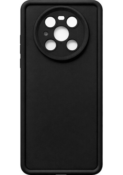 Huawei Mate 40 Pro Uyumlu Kamera Çıkıntılı Mat Silikon Telefon Kılıfı Siyah