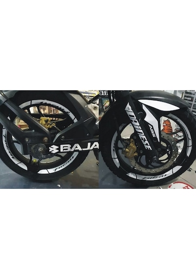 Yeni Özel Motosiklet Jant Şeridi Pulsar Kalın Sağ-sol/ön-arka