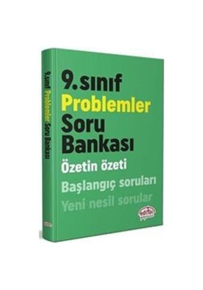 9.sınıf Problemler Soru Bankası Özetin Özeti - Editör