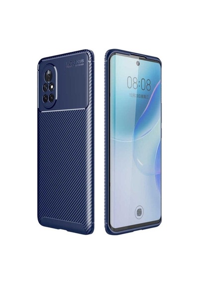 Huawei Nova 8i Kılıf Zore Negro Silikon Kapak Lacivert