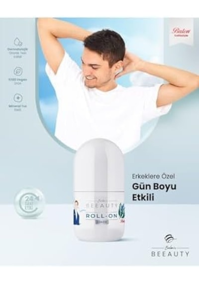 Beeauty Erkek Mineral Salt Deodorant Roll - On