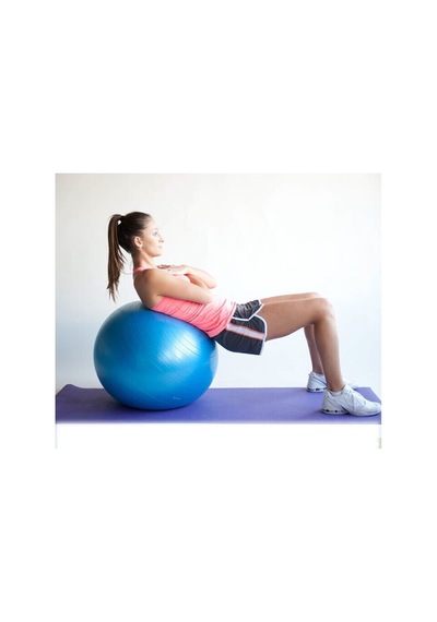 65 Cm Fitilli Pilates Topu Ve Pompa Seti Pilates Yoga Spor Egzersiz Top Jimnastik Fitness Karışık