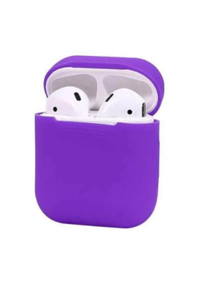Apple Uyumlu AirPods 1/2 Silikon Yumuşak Kılıf Modelleri Mor
