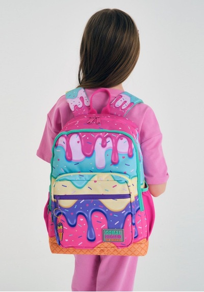 Coral High Pembe Dondurma İlkokul Ve Günlük Sırt Çantası - Kız Çocuk