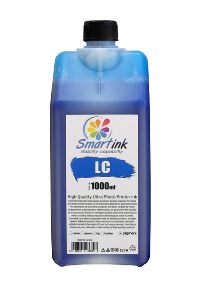 Smartink HP Uyumlu 1000 ML Açık Mavi Mürekkep (Lc)
