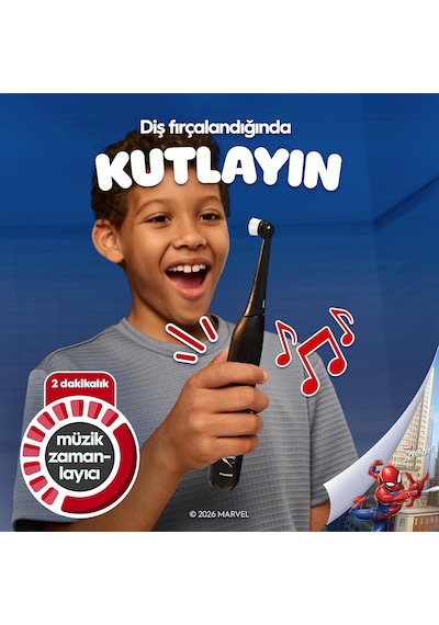 Oral-b Io Çocuk 6+ Spiderman Şarjlı Diş Fırçası