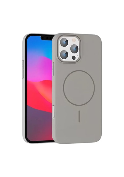 İphone 16 Pro Max Broş Magsafe Kapak - Titan Gri