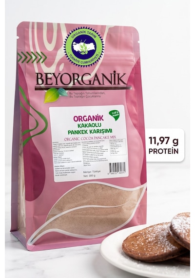 Organik Kakaolu Pankek Karışımı 300gr