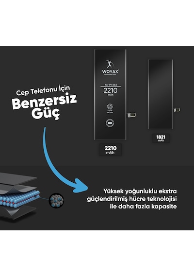 Apple Uyumlu iPhone Se 2020 Batarya 2210Mah Woyax Premium Batarya