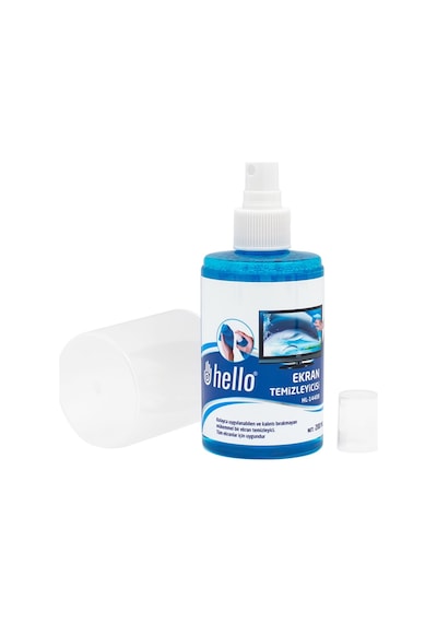 Hello Hl-14408 Sprey + Fiber Bez + Fırça 200ml Lcd Ekran Temizleme Seti