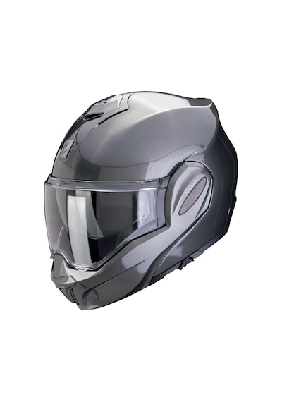 Scorpion Exo-tech Evo Pro Çene Açılabilir Motosiklet Kaskı Metalik Gri Metalik Gri