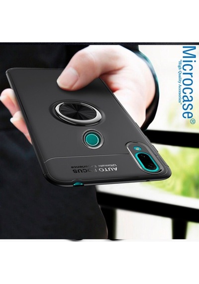 Microcase Huawei Y7 2019 Focus Serisi Yüzük Standli Kilif 446602615