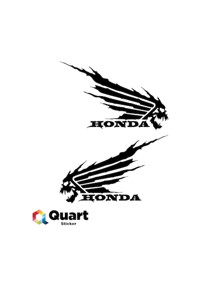Honda Kanat Kuru Kafa Oto Sticker Araba Sticker