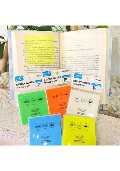Şeffaf Post-it 76x76 - 50 Yaprak Renksiz