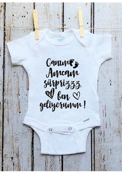 Tuğbababy Baby Amcaya Özel Zıbın Kız Erkek (533427404) Beyaz