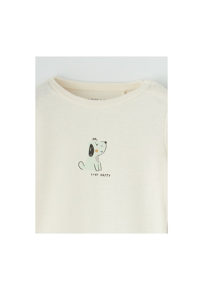 Lc Waikiki Alıta Cıty Farkıyla Lcw Baby Bej Baskılı Erkek Bebek Çıtçıtlı Body 3'lü Bej - 929719825 Bej