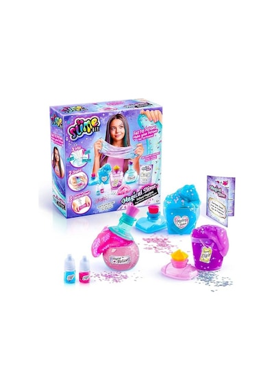 Slime Sihirli İksir Yapım Seti 3 Çalkalayıcılı Kendin Yap Slime Deney Seti Çok  Renkli