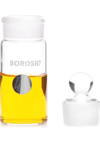 Cam Vezin Kabı 25 Ml - Şeffaf Tartım Kabı Borosilikat