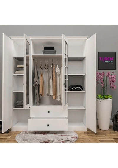 Bale Gardırop Mdf Sis Gri Bale Gardırop Mdf Sis Gri