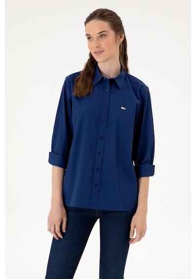 U.s. Polo Assn. Kadın İndigo Gömlek Desenli 50316699-vr028 Indigo U.s. Polo Assn. Kadın İndigo Gömlek Desenli 50316699-vr028 Indigo