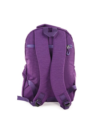 Bizoon Np292 Unisex Su Geçirmez Kumaş Günlük Okul Seyahat Mor Sırt Çantası