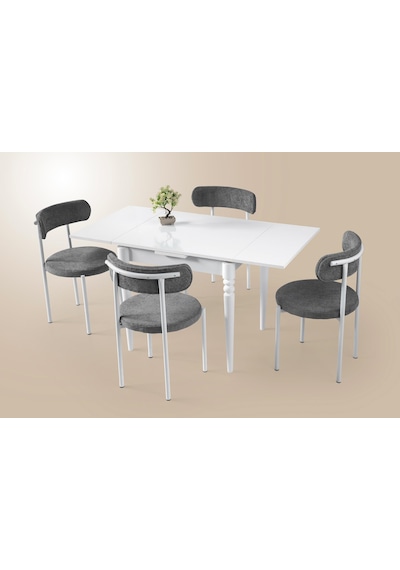 Pınar Alfa Açılır Mutfak Masa Sandalye Takımı 70x80