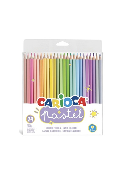 Pastel Renk Kuru Boya Kalemi 24'lü Diğer