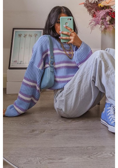 Madmext Mad Girls Lila Kazak Mg1244 - Lila