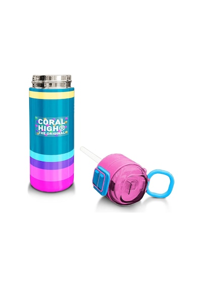 Coral High Kids Pembe Pastel Renkli Pipetli Ve Direkt İçim Çelik Termos 500 Ml 31960 Pembe - Koyumavi