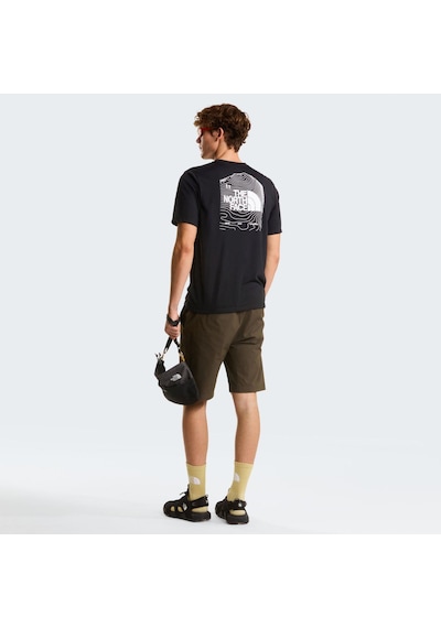 The North Face M Bıtmap Logo Short Sleeves Tee-graphıc Erkek Tişört Nf0a8ftvjk31 Siyah