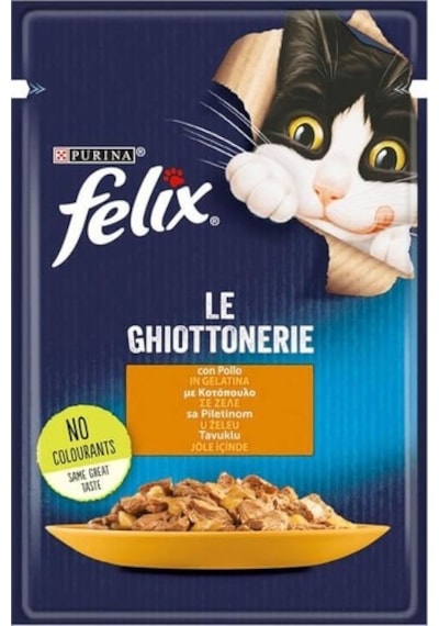 Purina Felix Pouch Tavuklu Yetişkin Kedi Maması 85 G