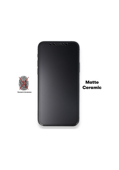 Huawei P30 Lite Cam Koruyucu Mat Seramik Nano 9d Ekranı Tam Kaplayan