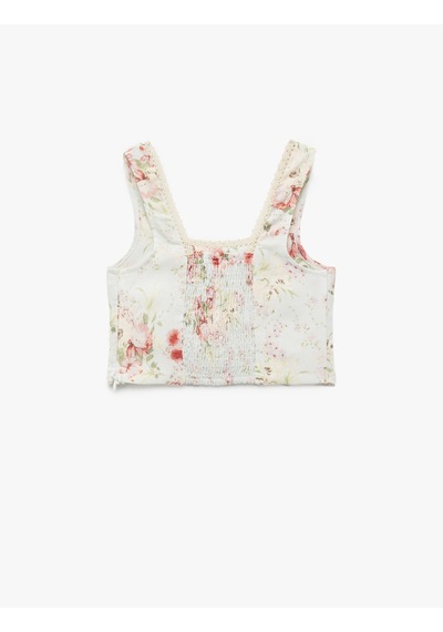Koton Kare Yaka Viskon Ve Keten Karışımlı Gipeli Çiçekli Crop Bluz Mavi Desenli 5skg60017ew Mavi Desenli Mavi Koton Kare Yaka Viskon Ve Keten Karışımlı Gipeli Çiçekli Crop Bluz Mavi Desenli 5skg60017ew Mavi Desenli Mavi