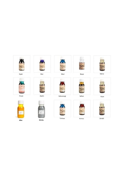 Emiran Hat Mürekkep Zeytin Yeşili 50ml-1 Adet Çok Renkli