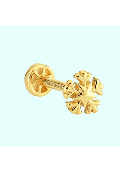 Altın Kartanesitragus Piercing 14 Ayar Altın