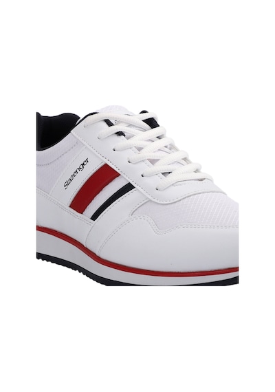 Slazenger ORIGIN I Erkek  Beyaz / Kırmızı Günlük Spor Ayakkabısı