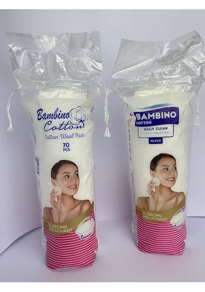 Bambino Cotton 70'li Makyaj Temizleme Pamuğu