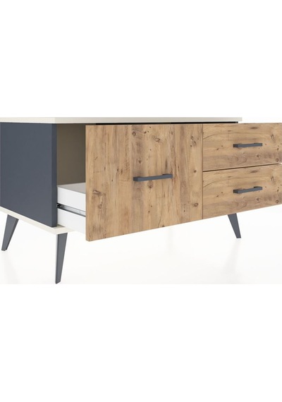 Hyperion Şifonyer 3 Çekmeceli 88x44x48 Antrasit-aytaşı/çam Aytaşı/çam Hyperion Şifonyer 3 Çekmeceli 88x44x48 Antrasit-aytaşı/çam Aytaşı/çam