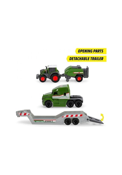203735006 Fendt Micro Farm Truck Freewheel Mack Truck Trailer With Fendt Tract Çok Renkli