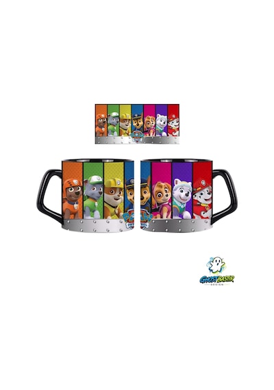 Ghostbastır Desıgn Paw Patrol Kupa Bardak Tek Adet 0900 Çok Renkli